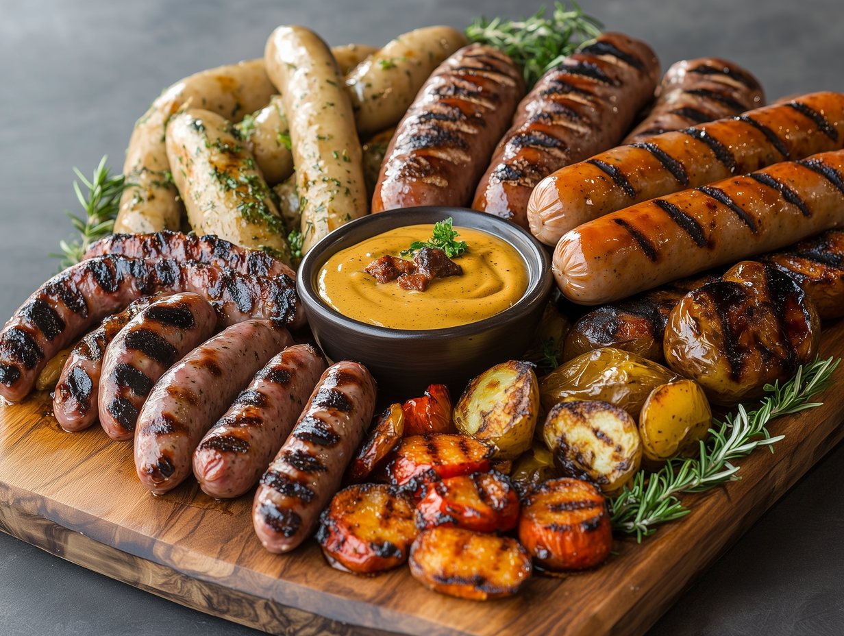 The Jumbo Sausage Platter